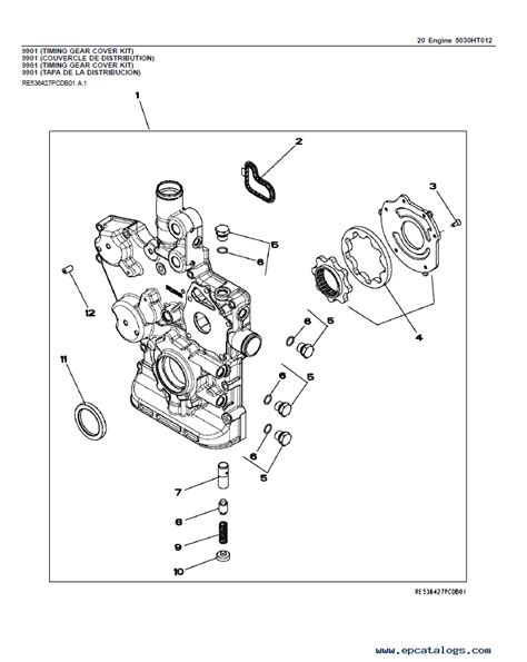 John Deere Skid Steer Loader 332D Parts 